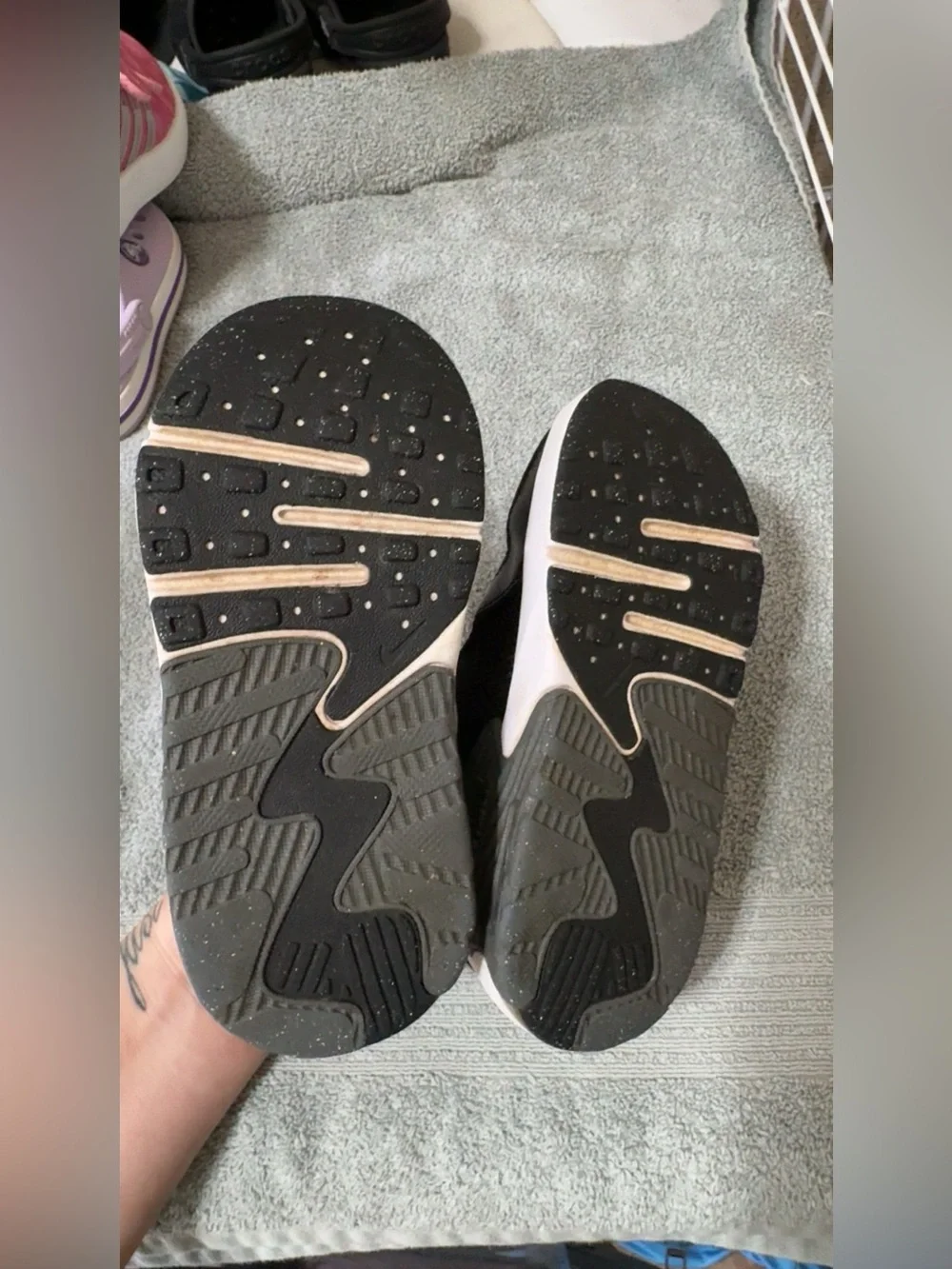 Nike Black and White Low-Top Sneakers